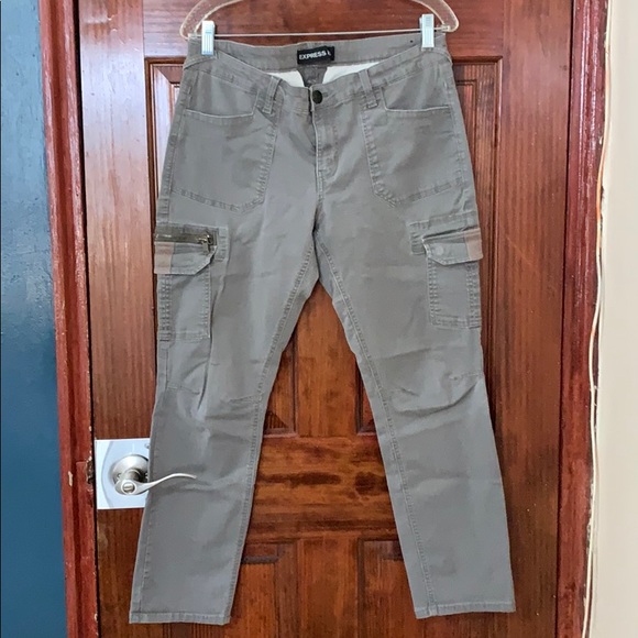 Express Cargo Ankle Cargo Pants 